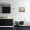 Stupell Industries Uplifting Bathroom Spa Relax Scene Framed Floater Canvas Wall Art